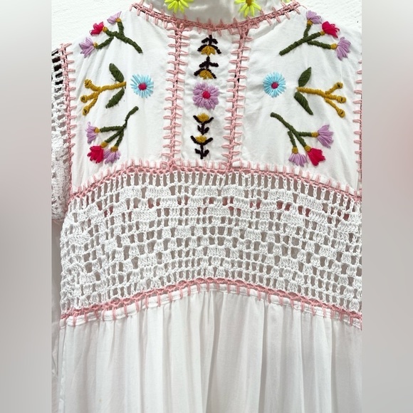 Celia B Crochet Scarlett Dress White - Picture 3 of 6